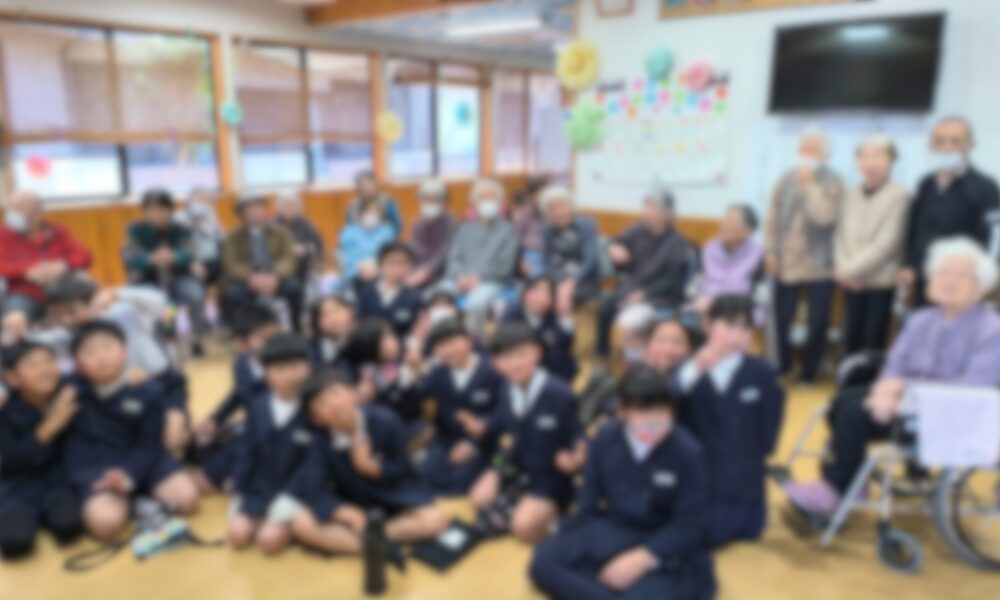 筑南小学校3年生が「たちばな森の里」に交流会を企画して来てくれた！